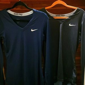 WOMENS NIKE PRO, DRIFIT LONG SLEEVE, LARGE, NWOT